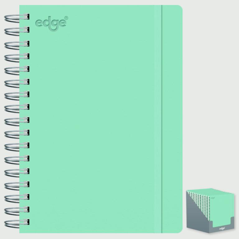 I G Design A5 PU Twin Wiro Notebook Blue