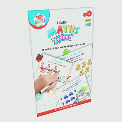 I G Design Act Wipe Clean Learn Maths Book