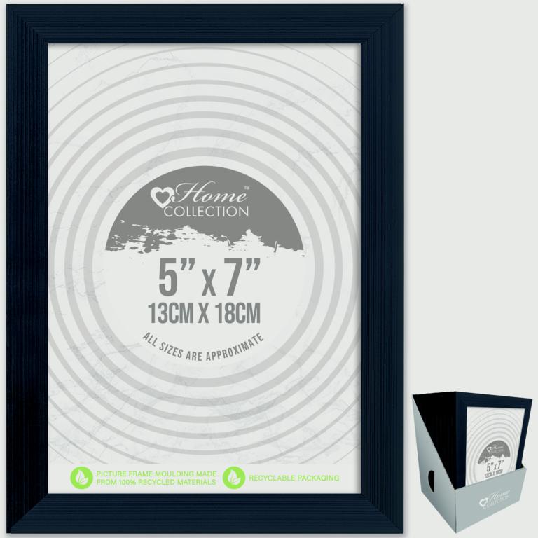 I G Design Cambridge Black Frame With Glass