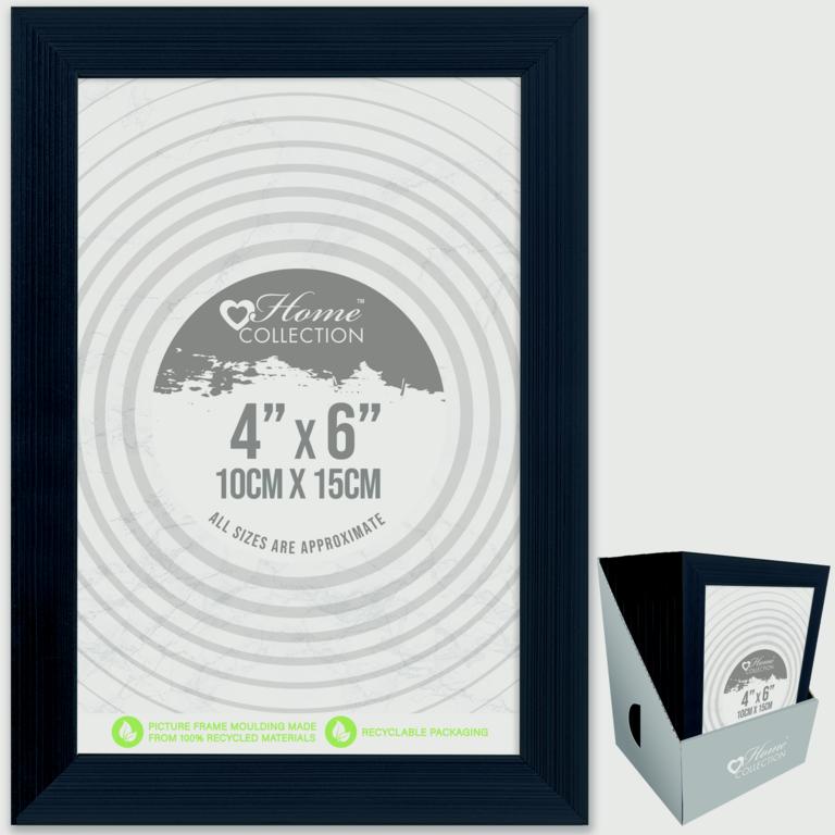 I G Design Cambridge Black Frame With Glass