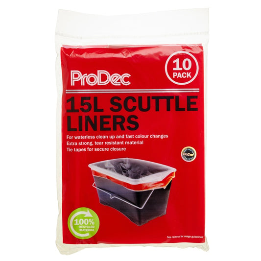 ProDec Scuttle Liners 15L Pack 10