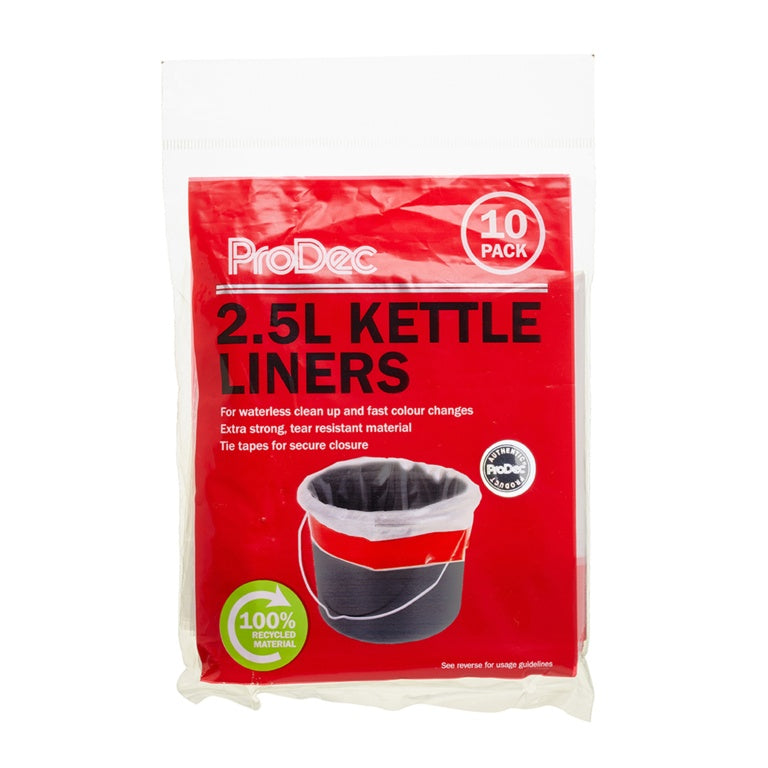 ProDec Paint Kettle Liners 2.5L Pack 10