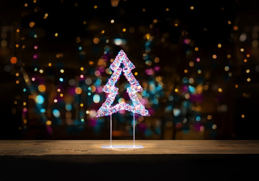 Premier White Table Top Tree 720 LEDs 45cm