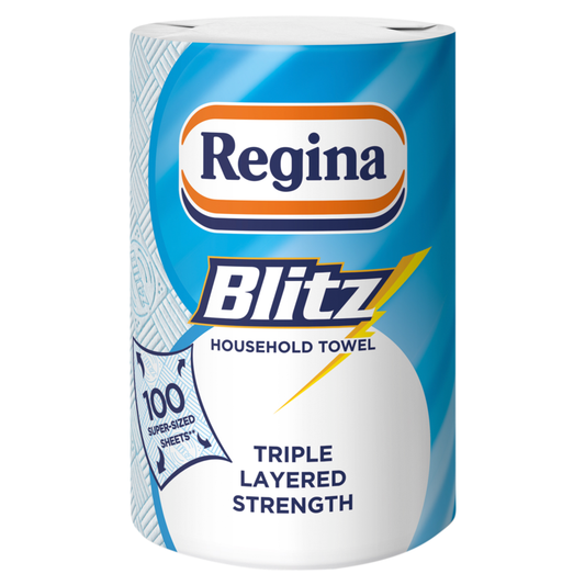 Regina Blitz Kitchen Roll 3 Ply Single
