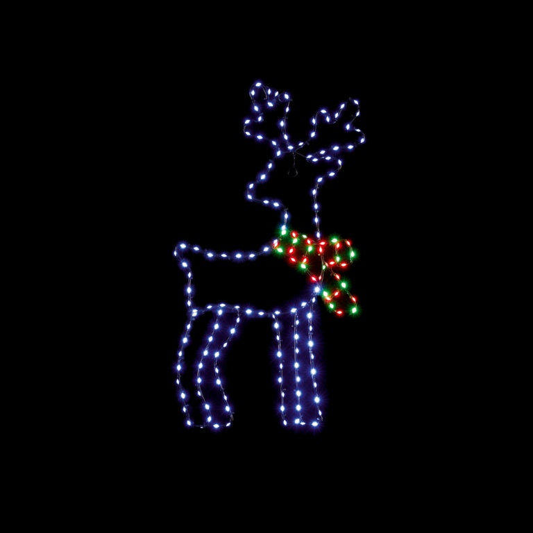 Premier Twinkling FlexiBrights Reindeer 164 LEDs 60 x 33