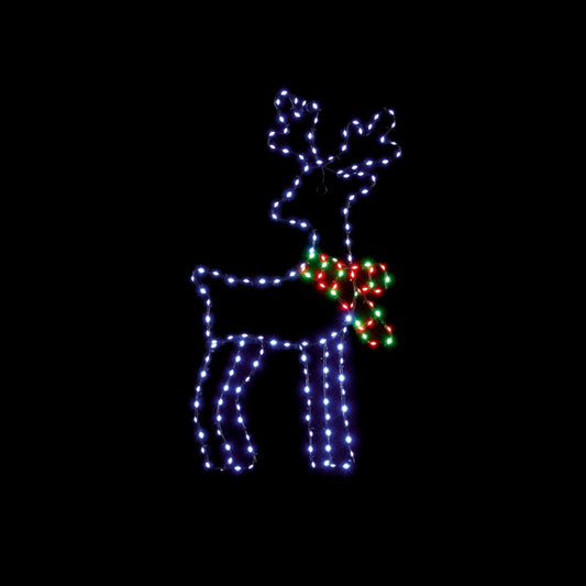 Premier Twinkling FlexiBrights Reindeer 164 LEDs 60 x 33
