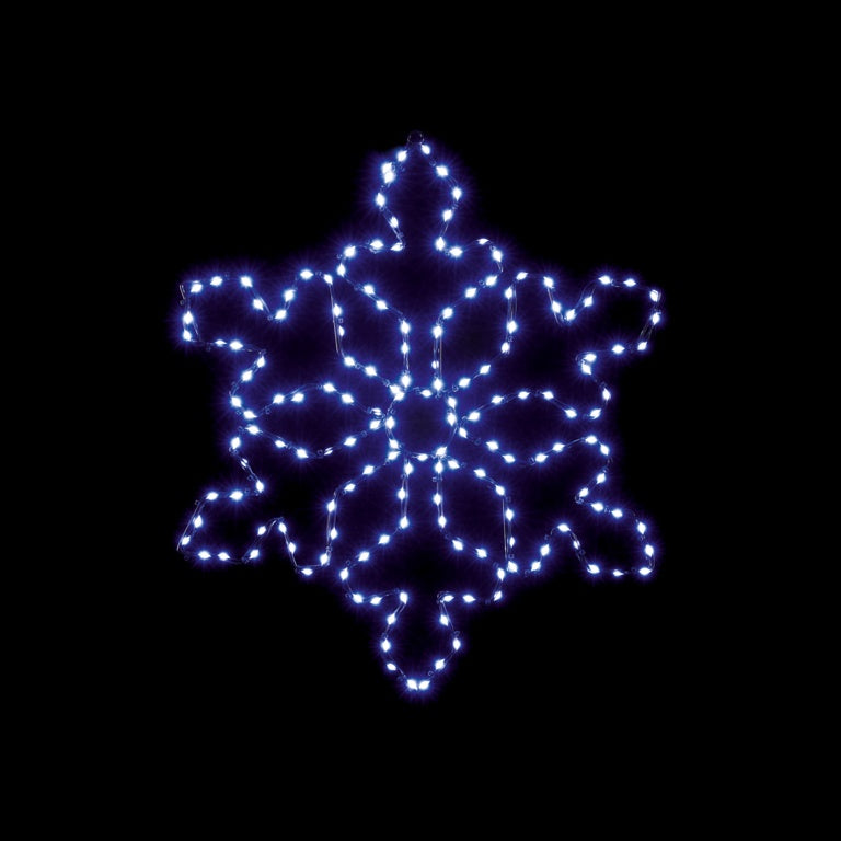 Premier FlexiBrghts Snowflake 165 White LEDs 44 x 50