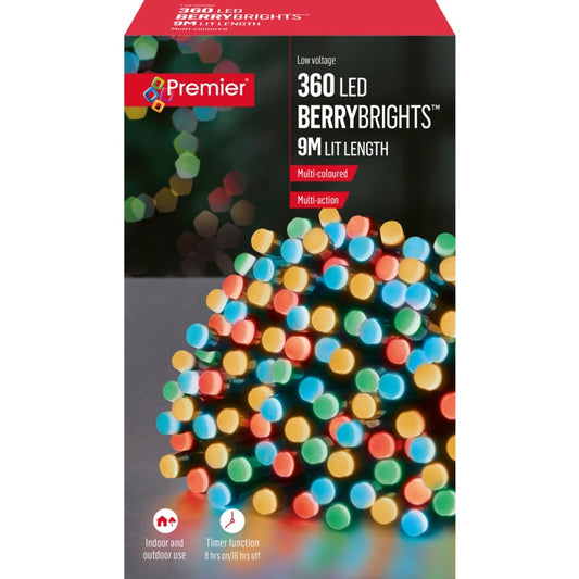 Premier Multi Action 360 LED Berrybrights Multi Coloured