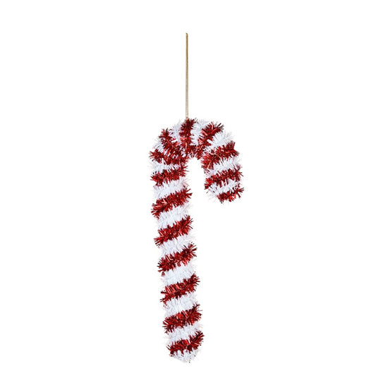 Premier Tinsel Candy Cane 20cm