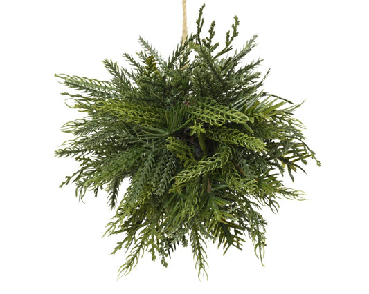 Kaemingk Hanging Ball Indoor Green 15cm