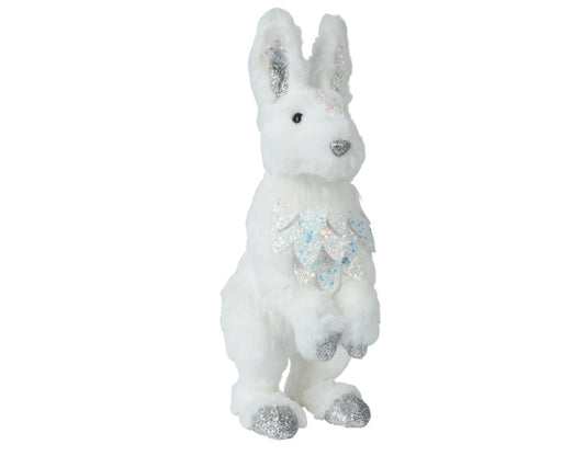 Kaemingk Rabbit Artificial Fur White 35cm