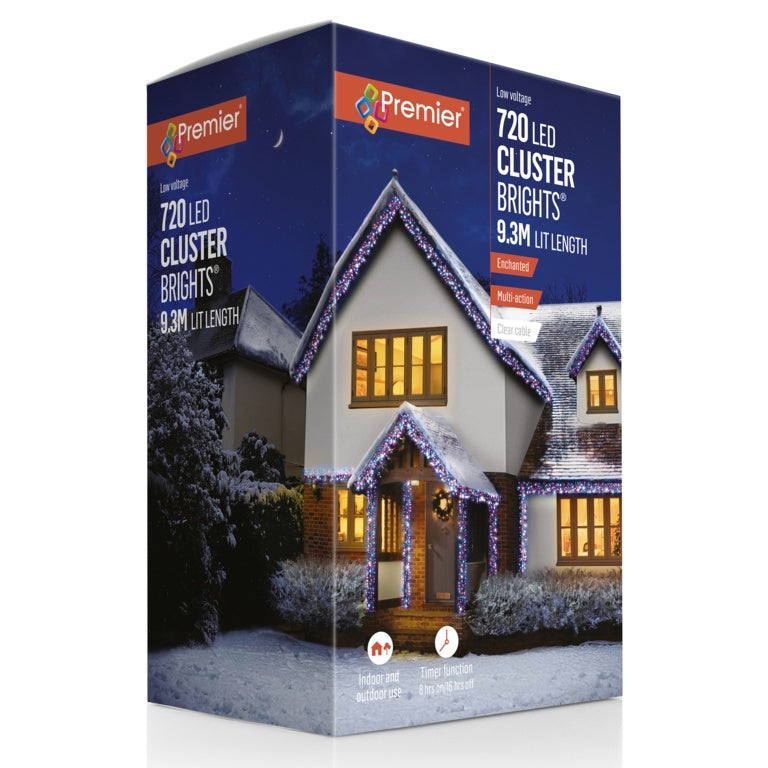 Premier Muti Action 720 LED Cluster Enchanted Mix