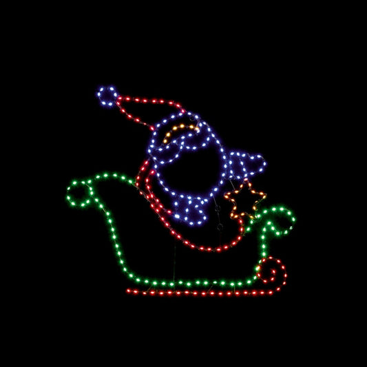 Premier Flexibrights Santa Sleigh 239 LED 59 x 66