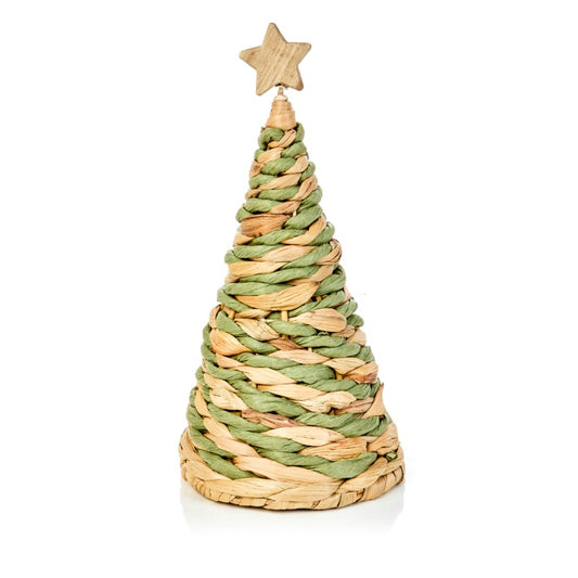 Premier Reed Grass Table Top Tree With Green Stripe 30cm