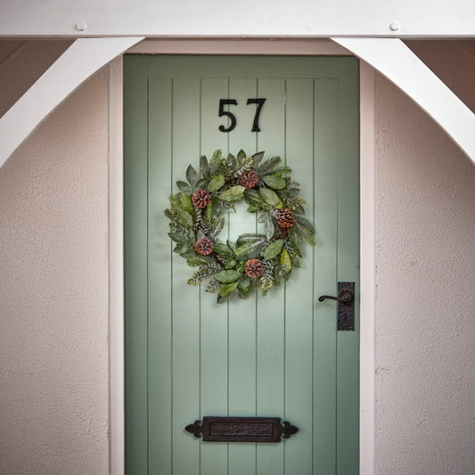 Premier Frozen Natural Wreath 50cm