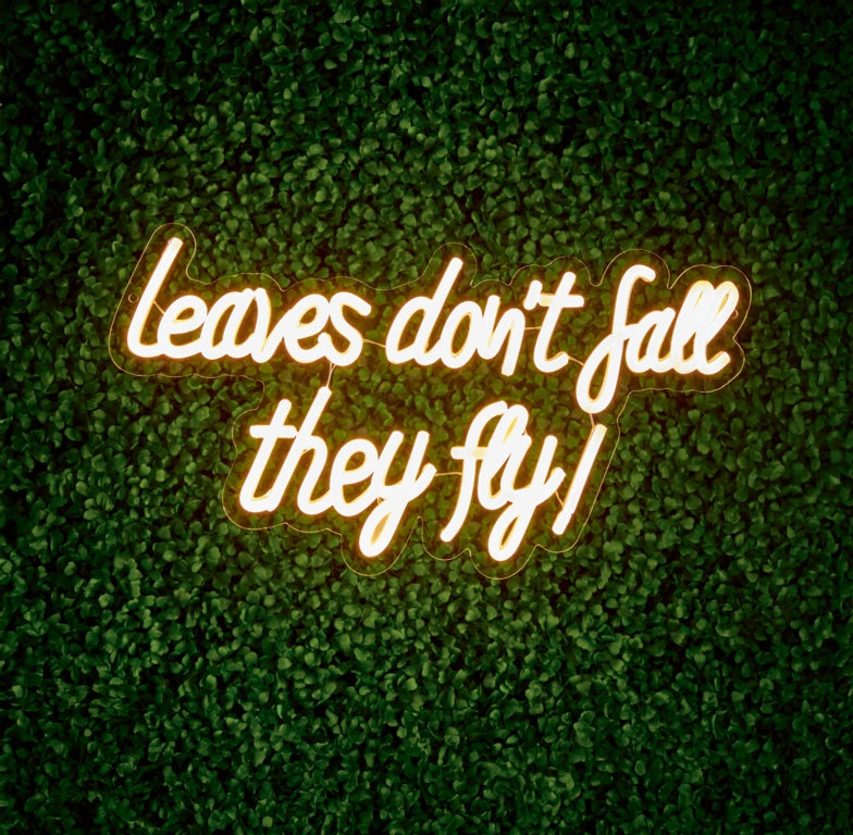 Premier Autumn Leaves LED Neon Sign 42cm