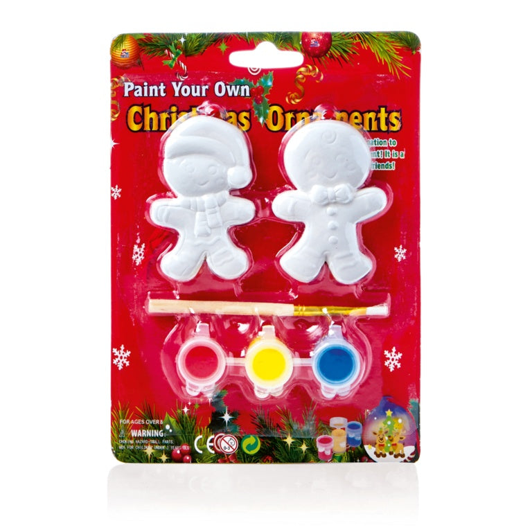Premier Paint Your Own Gingerbread 7cm 2 piece