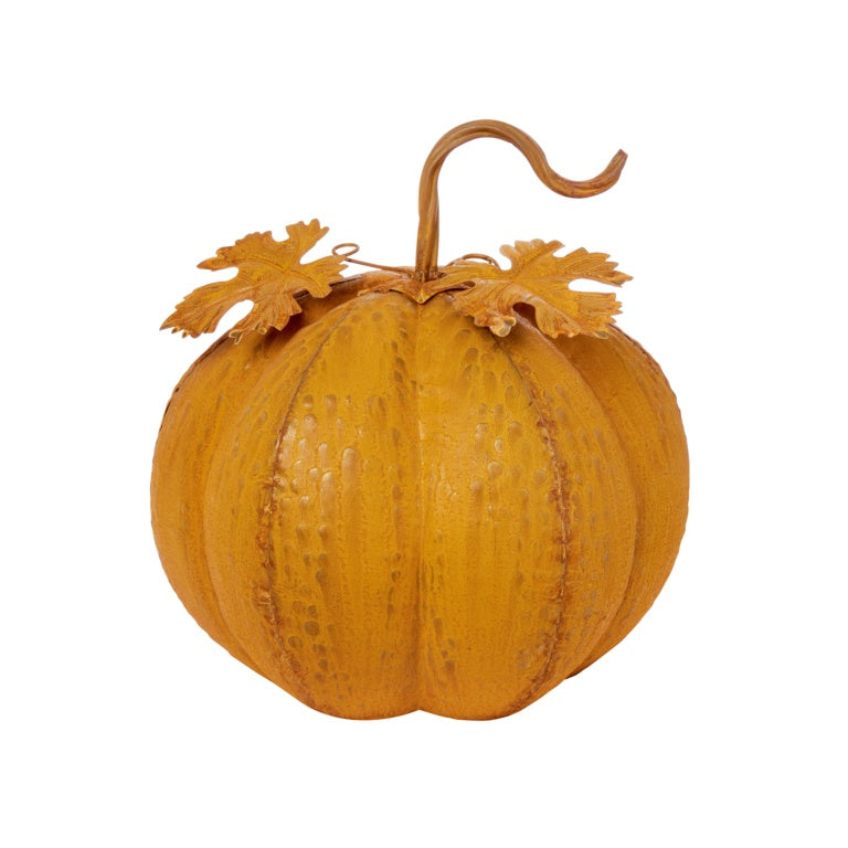 Premier Metal Patina Pumpkin Decor 32cm