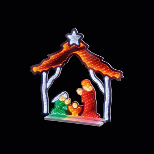 Premier Standing Nativity Scene Mirror 50cm