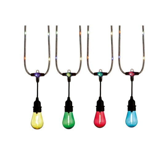 Premier Connectable Lit Party Lights 20 Piece Multi Coloured LEDs