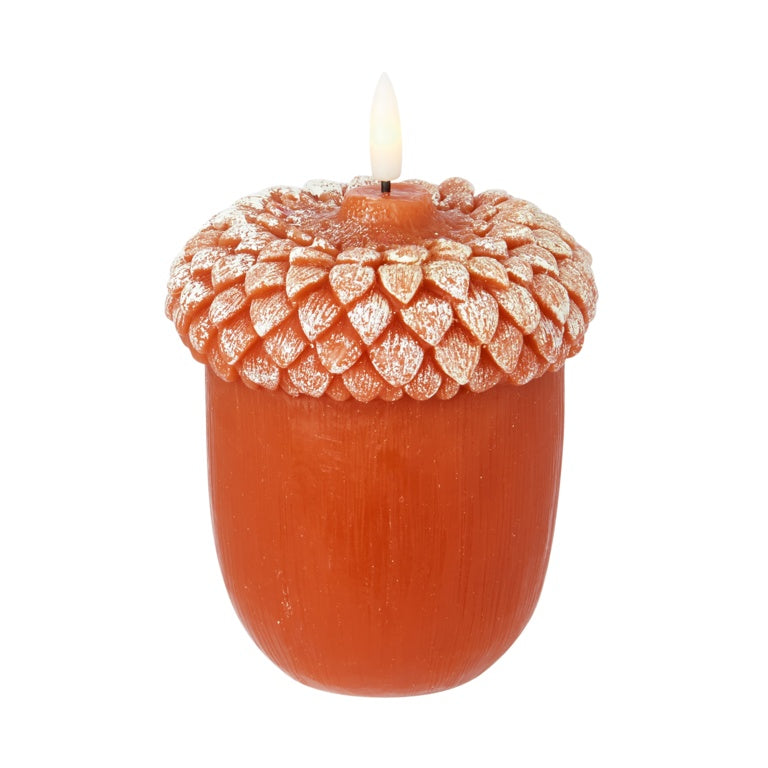 Premier Wax Flickabright LED Acorn Candle 11cm