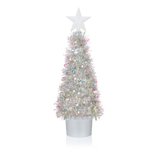 Premier Iridescent Tinsel Tree 41cm