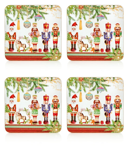 Premier Nutcracker Coaster In Gift Box 11cm Set Of 4
