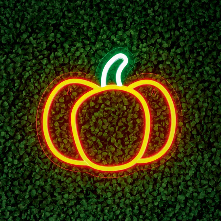 Premier Autumn Pumpkin LED Neon Sign 25cm