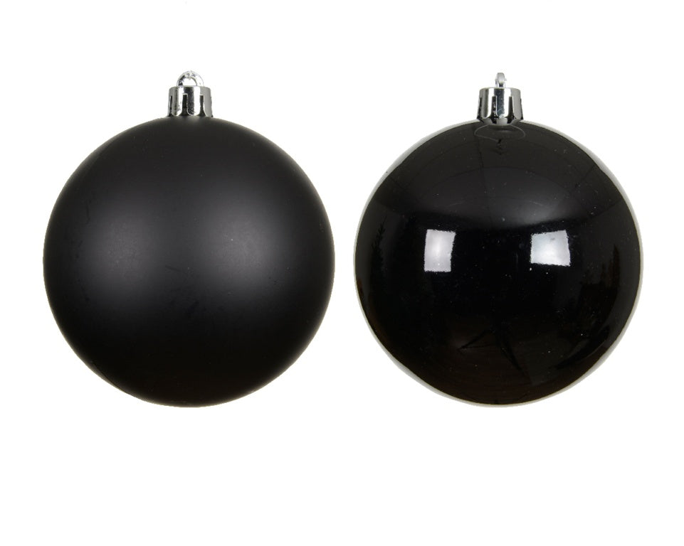 Kaemingk 6cm Baubles Box 12 Black