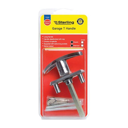 Cerradura para manija de puerta de garaje Sterling - Cuadrada - Visi