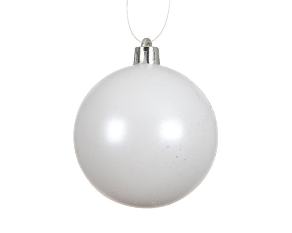 Kaemingk 6cm Baubles Box 12 Winter White