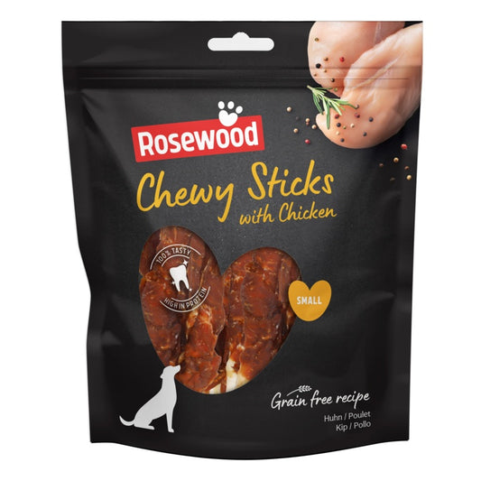ROSEWOOD Chewy Sticks With Chicken Dog Treats Small