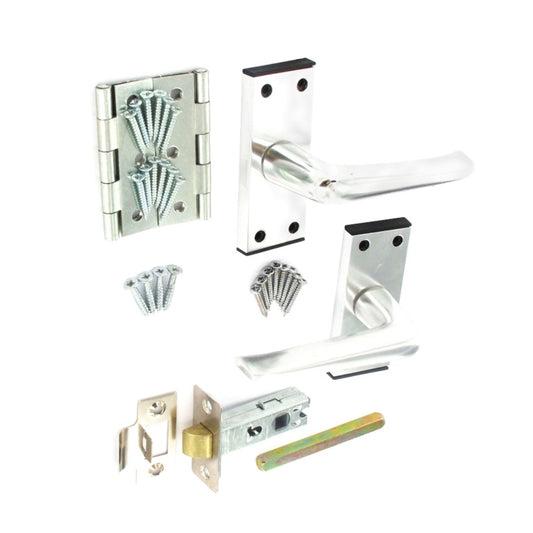 Securit Aluminium Internal Door Handle Pack