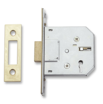 Sterling Mortice Deadlock Nickel Plated