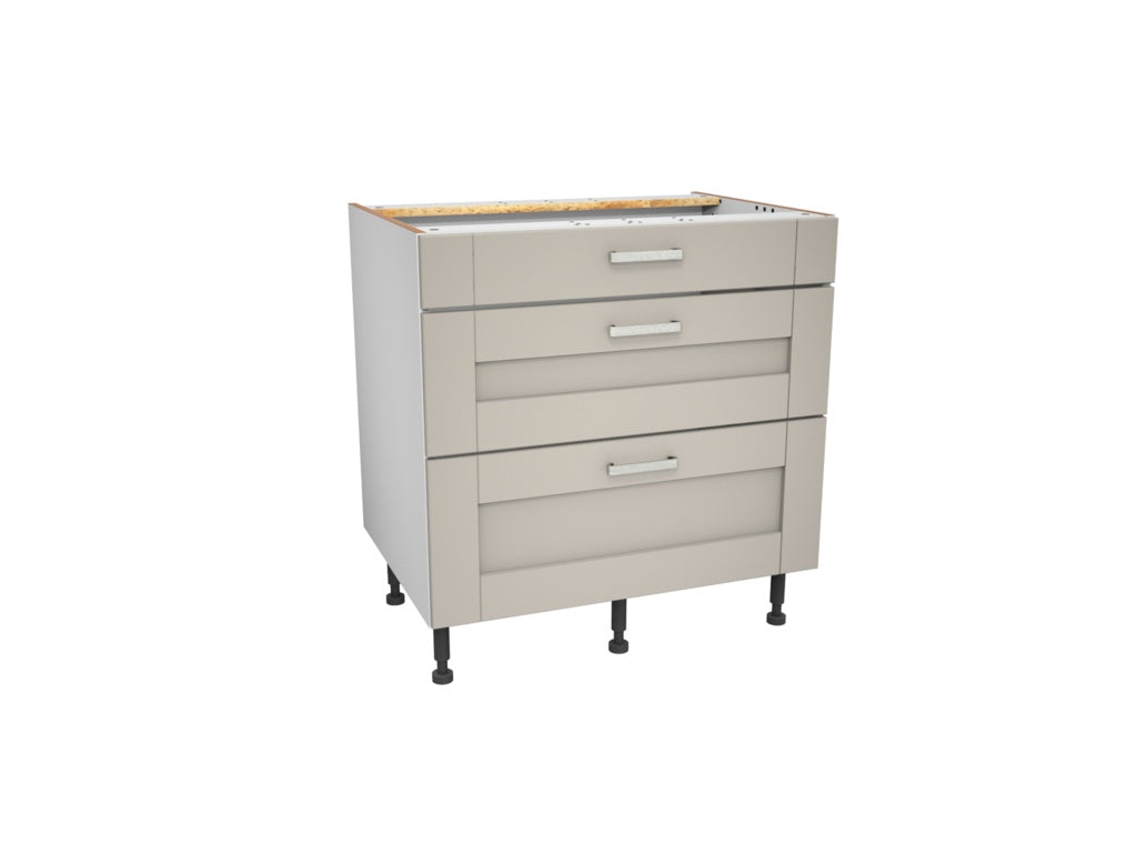 Gower Rapide Verona Pebble 3 Drawer Unit 800mm