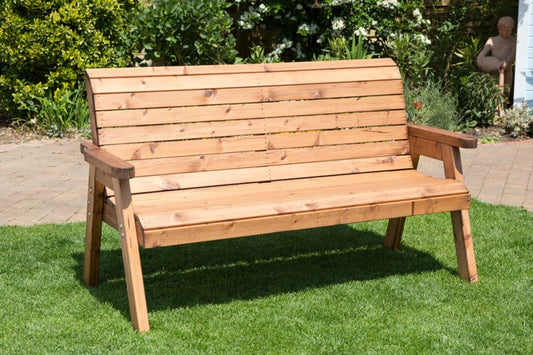 Charles Taylor Wooden Three Seater Bench