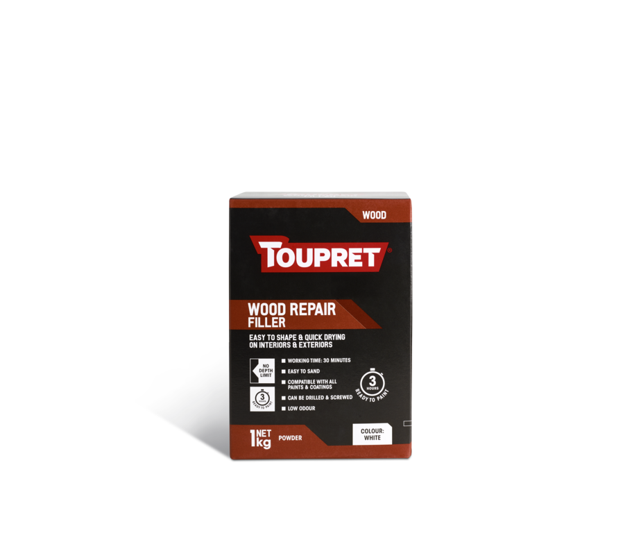 Toupret Wood Repair Filler 1kg White