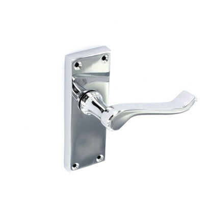 Securit Scroll Chrome Latch Handles (Pair)