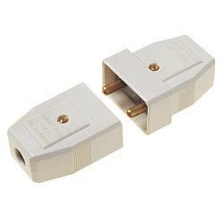 Securlec 5A, 2 Pin Nylon Connector, White