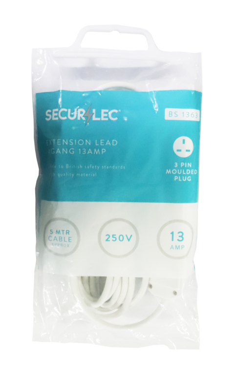 Securlec 4 Gang Extension Lead