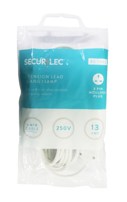 Securlec 4 Gang Extension Lead