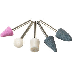 SupaTool Juego de piedras montadas vástago de 1/8'', 5 piezas