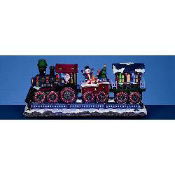 Premier Christmas Train With Rotating LED Wheels