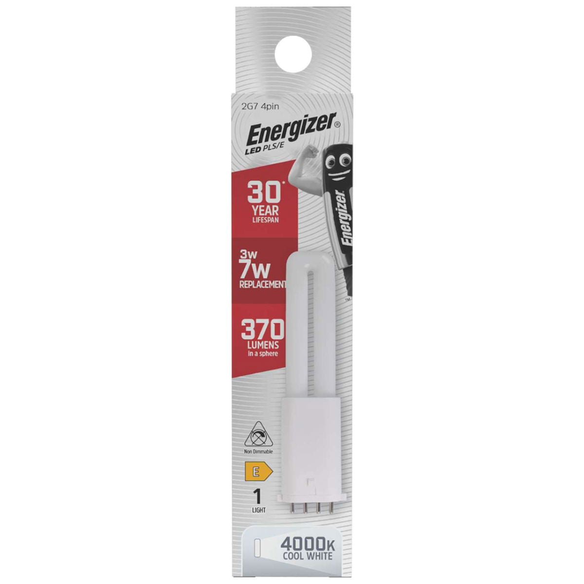 Energizer Led Pls/E 2g7 4pin 3w 370lm 4000k