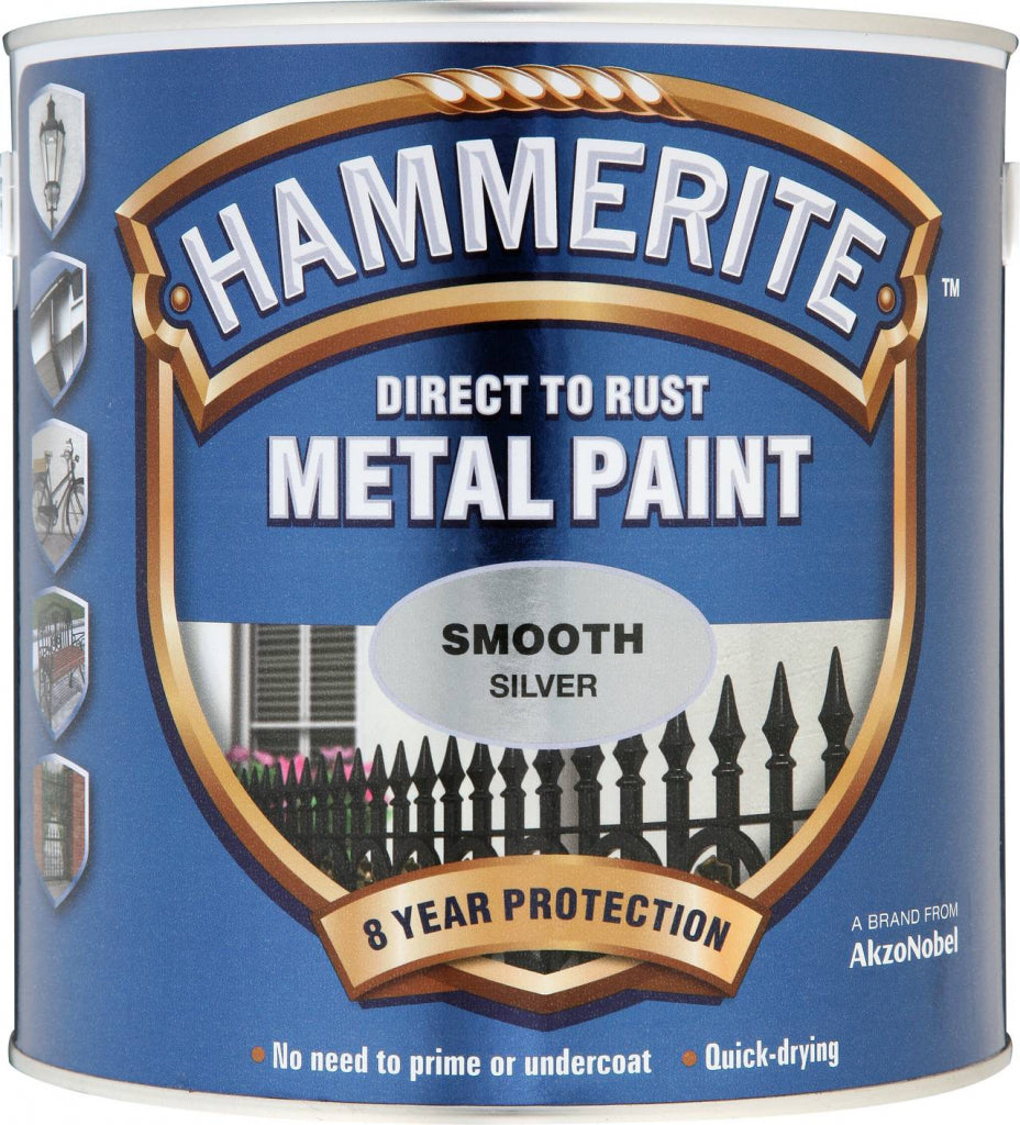 Peinture Métallique Hammerite Lisse 2,5 L