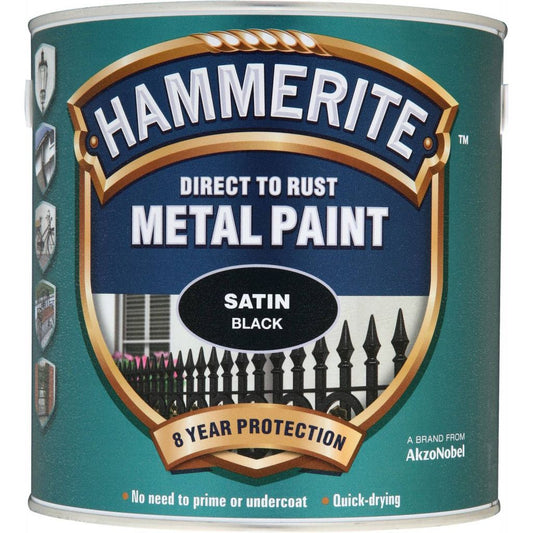 Pintura para metales Hammerite satinada 2,5 L