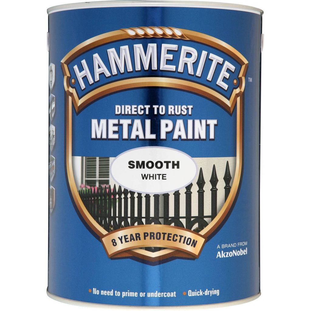 Pintura Para Metales Hammerite Lisa 5L