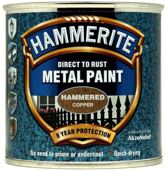 Hammerite Peinture Métallique Martelée 250ml Cuivre