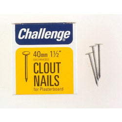 Challenge Clout - Clavos para placas de yeso - Galvanizados (paquete de caja)