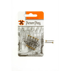 X Brass Headed Pins - Blued Shanks (Blister Pack)